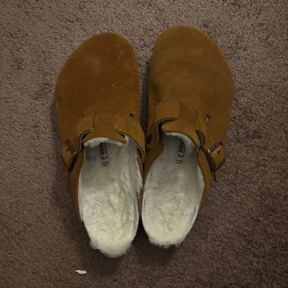 Birkenstock Boston Shearling Mink 41 regular